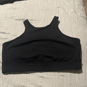 Joah Brown - Black High-Neck Sports Bra